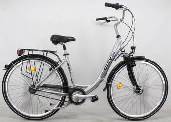 ALU rower damski CITY BIKE 7 biegów w piaście Koła 28 cali PRĄDNICA