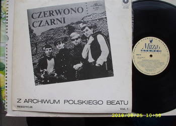 Rock LP; Z ARCHIWUM POLSKIEGGO BEATU, Czerwono- Czarni, REEDYCJE VOL. 1.