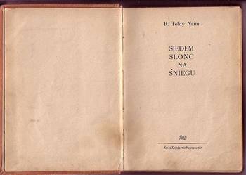 (8162) SIEDEM SŁOŃC NA ŚNIEGU – R. TELDY  NAIM