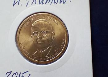 Stare monety 1 dolar 2015 Truman USA