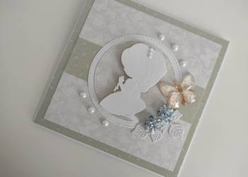 Kartka ręcznie robiona na Pamiątke Pierwszej Komunii Świętej Kartka ręcznie robiona na Pamiątke Pierwszej Komunii Świętej