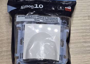 Kontakt Simon 10 Wyjście kablowe, biały CPK1.01/11