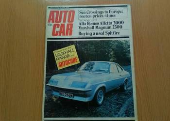 AutoCar tygodnik motoryzacyjny angielski z 1974r.