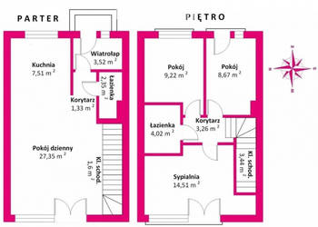 8 budynków dwulokalowych (16 lokali)
