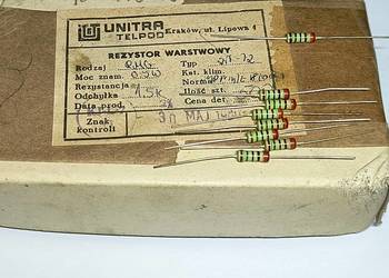 Rezystor 1,5k 0,5W RMG Unitra TELPOD