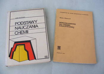 Wprowadzenie do chemii analitycznej  Podstawy nauczania chem