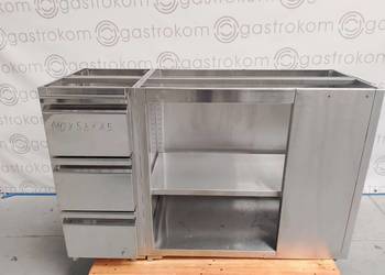 Moduł z 3 szufladami i 2 półkami 140x58x85
