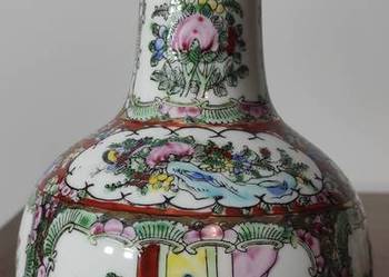 Chiński wazon porcelanowy 25,5 cm / z porcelany / chińska porcelana / Chiny