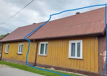 Sprzedam dom drewniany do remontu na działce 1600 m2 w Borkowie