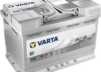 Akumulator VARTA Silver AGM E39 70Ah 760A Gdańsk Wymiana Gra