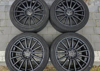 felgi koła lato audi a4 s4 b5 b6 b7 a6 s6 c5 dtm 18" 8j et43 5x112 czarne