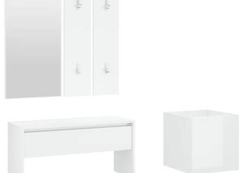 Zestaw mebli do przedpokoju biały z połyskiem WM-3082059