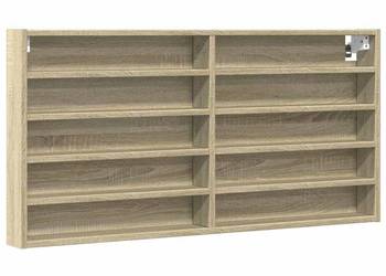 vidaXL Witryna, dąb sonoma, 100x8,5x50 cm(SKU:847949)