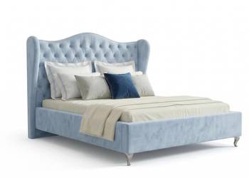 Uszak łóżko z pojemnikiembłękit niebieskie 140x200