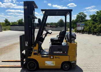 wózek widłowy CATERPILLAR GC15 LPG automat Triplex 5.50m przesuw 1998'