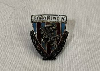 Emaliowana odznaka klubu sportowego POGOŃ LWÓW Emaliowana odznaka klubu sportowego POGOŃ LWÓW