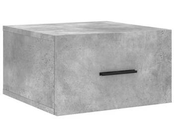Wisząca szafka nocna szarość betonu 35x35x20 cm WM-829860
