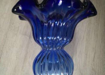 Duży granatowy wazon