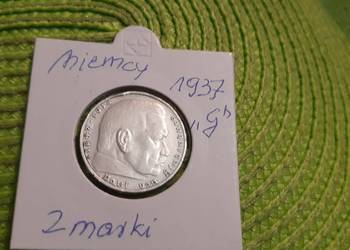 moneta srebrna Niemiec III Rzesza z 1937r