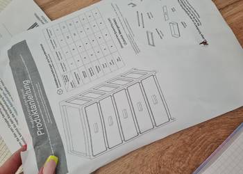 Szafka regał biala plastikowa