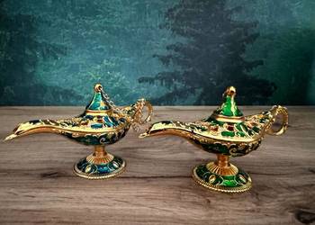 Lampa Alladina zloto-nebeska