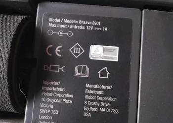 iRobot sprzątający iRobot BRAAVA 390T biały