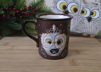 Ekskluzywny, Ręcznie Malowany Kubek Ceramiczny (300 ml)