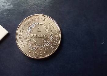 Stare monety 1 frank 1992 Francja