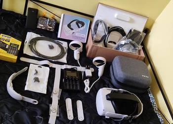 Gogle VR Oculus Quest 2 128GB z multum dodatków/akcesorii