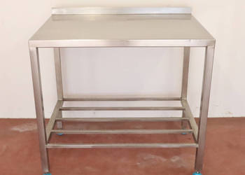 Stół gastronomiczny roboczy z półką 100x70 cm, SOLIDNY