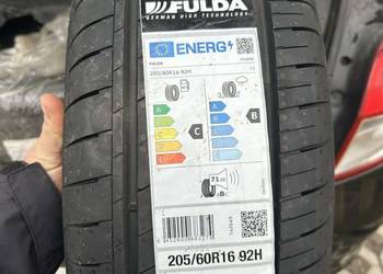 Nowe opony firmy Fulda 205/60-16