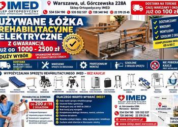 UŻYWANE ŁÓŻKA REHABILITACYJNE ELEKTRYCZNE OD 1000 ZŁ – DUŻY WYBÓR WARSZAWA