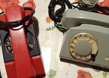 telefony stacjonarne trzy sztuki wyprodukowane w prl