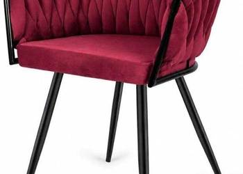 Fotel welurowy pleciony do kawiarni i restauracji + kanapy 16szt