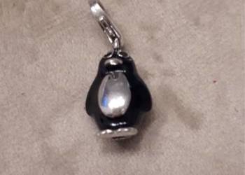 Zawieszka srebrna pingwinek charms
