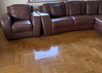 Sofa z fotelem z firmy włoskiej Violino