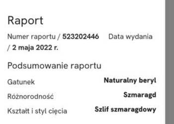 Szmaragd Naturalny