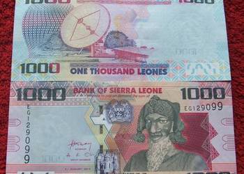 SIERRA LEONE 1000 LEONES Kolekcjonerski Banknot - 1 szt UNC