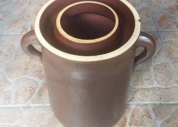 Beczka ceramiczna 10L gliniana garnek kamionkowy do kiszenia