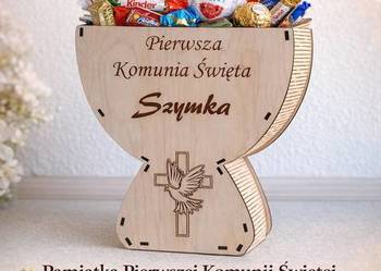 Personalizowany kielich komunijny XL 25 cm Komunia Święta