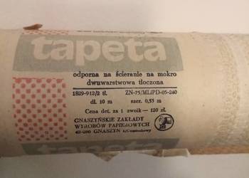 Tapeta lata 70,10 sztuk po 80 zlt każda