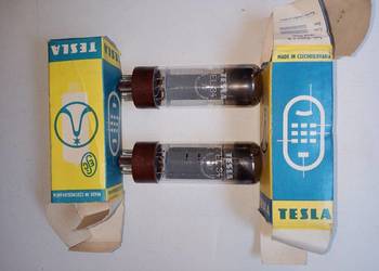 Dwie lampy elektronowe TESLA