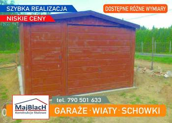 BLASZAK Drewnopodobny - Złoty Dąb - Garaże Blaszane – Maj-Blach