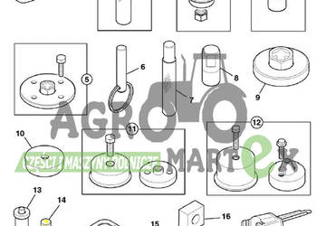 892/01168, 892-01168 NARZĘDZIE SERWISOWE JCB