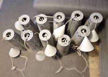 Lampy wiszące Ikea zestaw 10 sztuk.