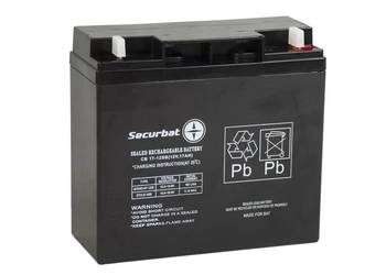Akumulator żelowy do alarmów, UPS 12V 17Ah SECURBAT CB 17-12