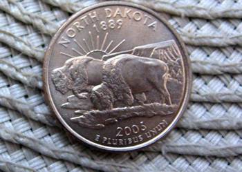 USA 25 Cent 2006r - D - Stany USA - North Dakota