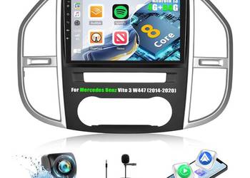 Radio Coche CAMECHO Android 13 10 cali 8-Core Carplay GPS Mercedes Vito