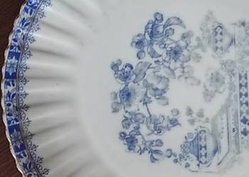 CHINA BLAU duża patera z uchwytami 26,5 x 35