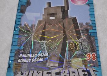 Karta Minecraft 818, 38, kamień, papier, nożyce, 6x8,7cm (Kolekcje, hobby,